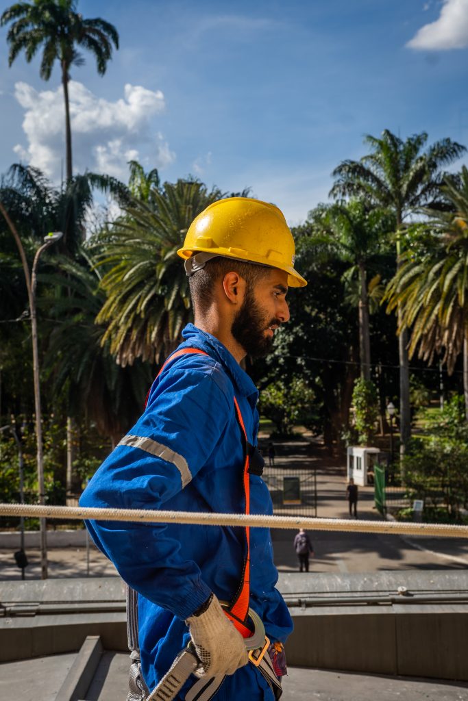 Guilherme Sai Obras de manutenção nas fachadas e coberturas da Estação da Luz