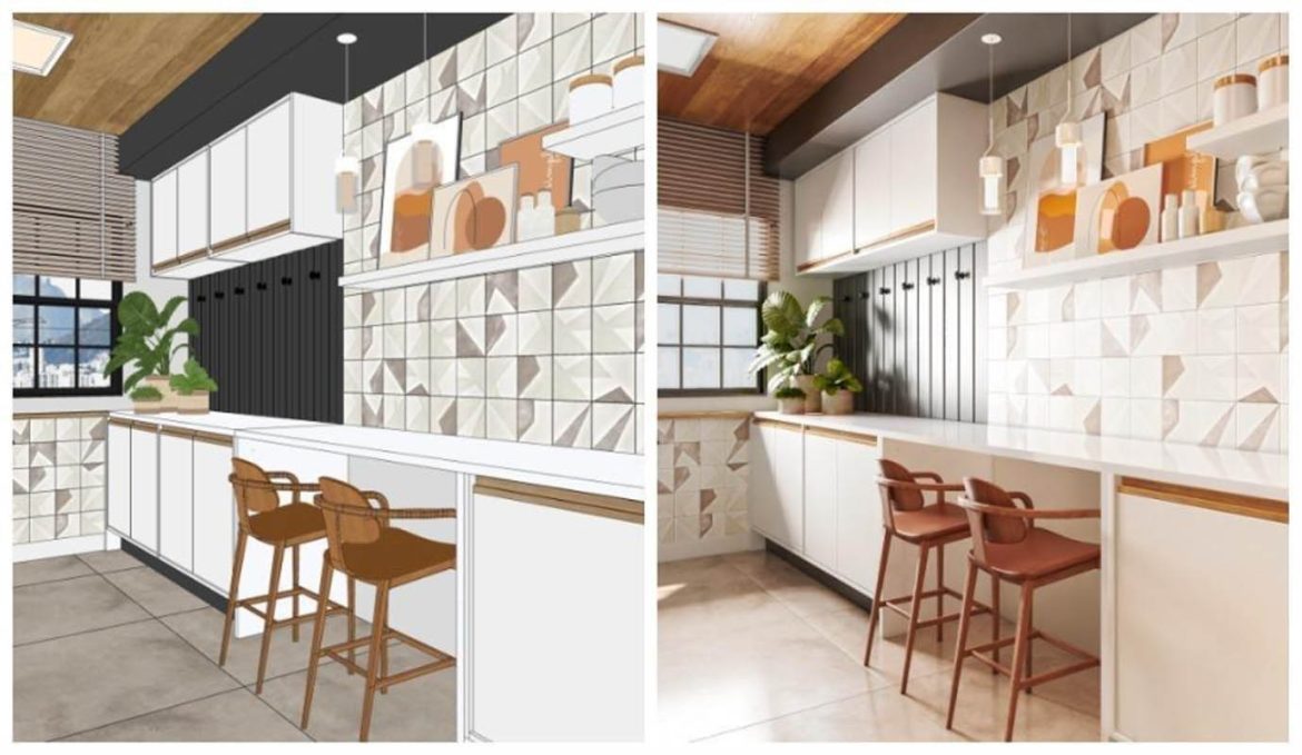 Projeto de studio do @studiobaroli no SketchUp. (Divulgação/SketchUp)