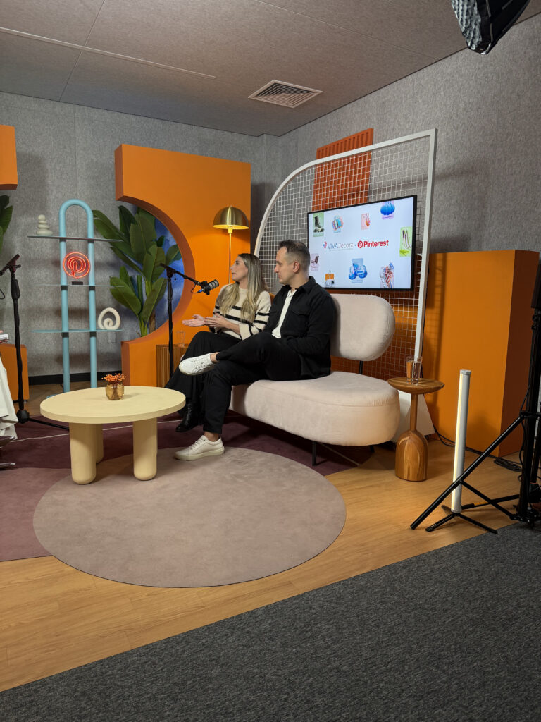 Foto: Divulgação | Bastidores das gravações Videocast Conversa de Arquiteto na Sede do Pintrest Brasil