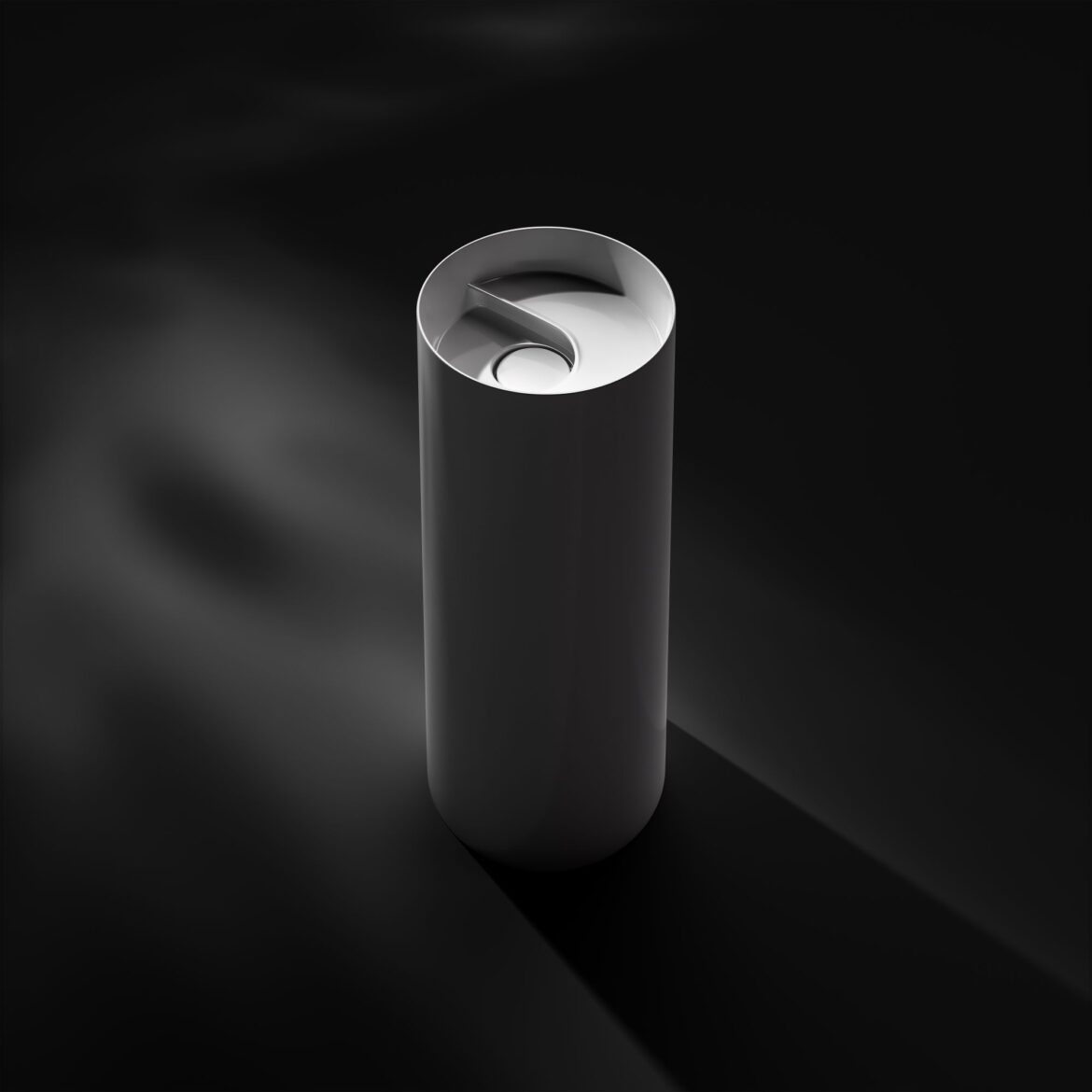 Cuba de piso Volta by Yves Béhar para Laufen