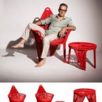 Galeria das Lonas e Alvaro Guillermo lançam a Poltrona Bromélia, inspirada na força da natureza tropical