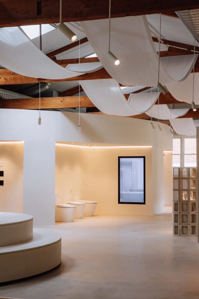 Área de exposição de produtos no Sydney Gallery