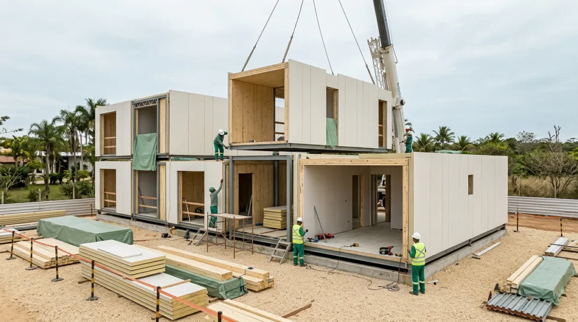 Construção modular carbono zero: análise técnica