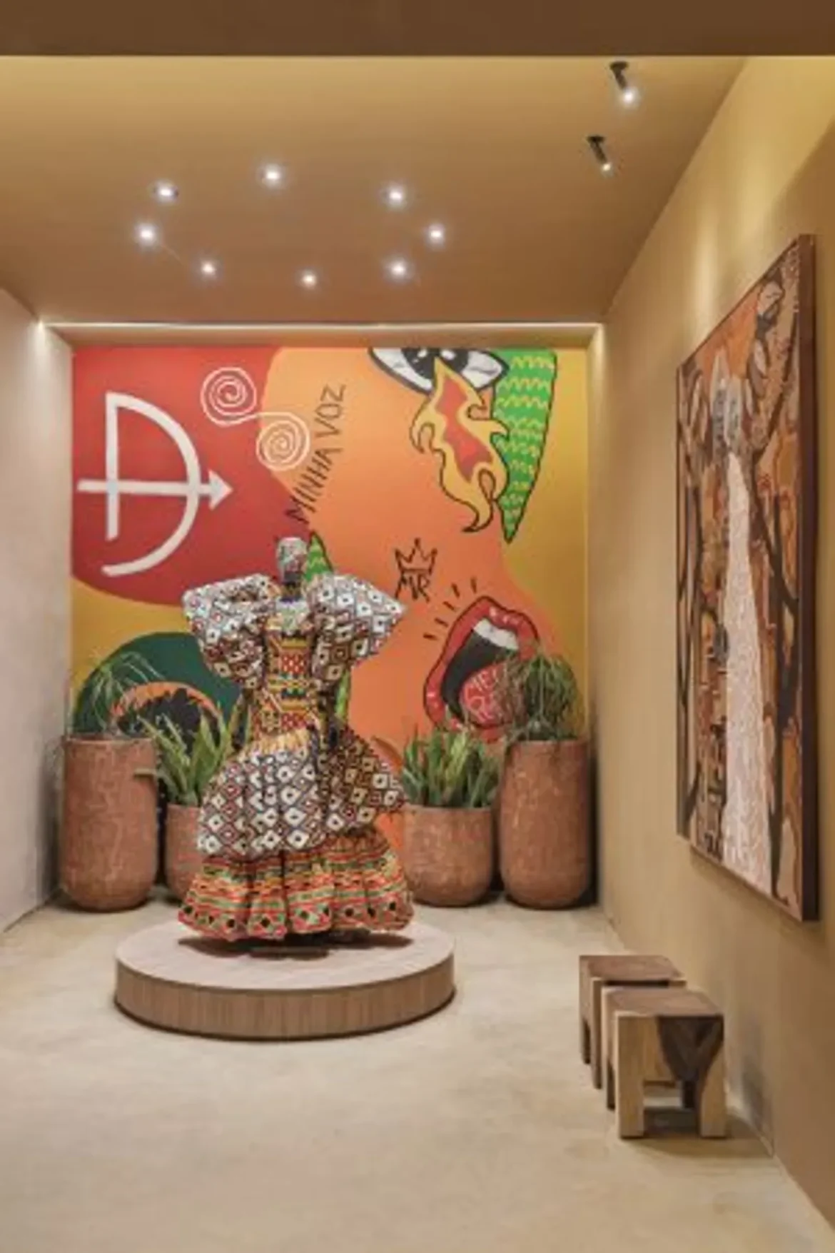 Das paredes ao teto: CASACOR Bahia recebem pinturas especiais de artistas convidados