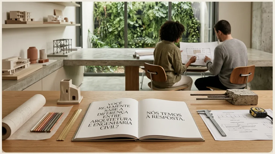 Diferença entre arquitetura e engenharia civil: Guia Completo