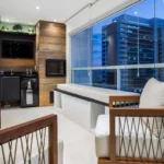 Integração, elegância e personalidade marcam apartamento de 120m²
