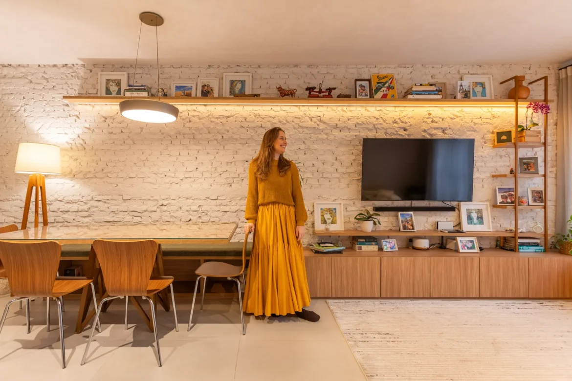 Lar com cara de casa: transformação de casa de vila com 120m² e charme da arquitetura italiana no Brasil