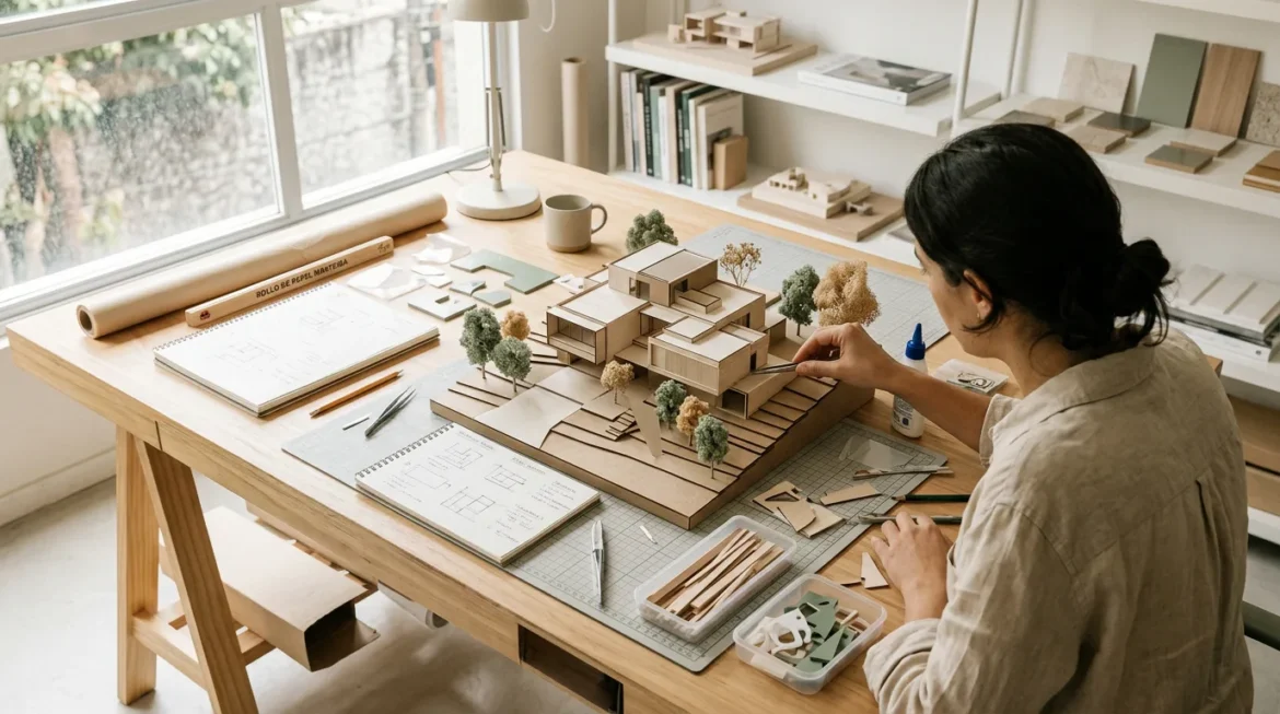 Materiais para maquete: Guia de itens físicos e recicláveis
