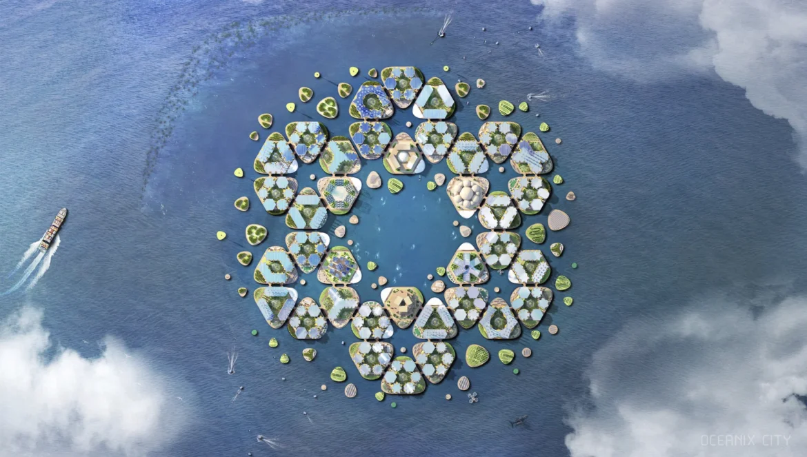 cidades flutuantes de Bjarke Ingels Group