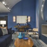 Revestimento azul: 10 ideias que ensinam a escolher o tom certo